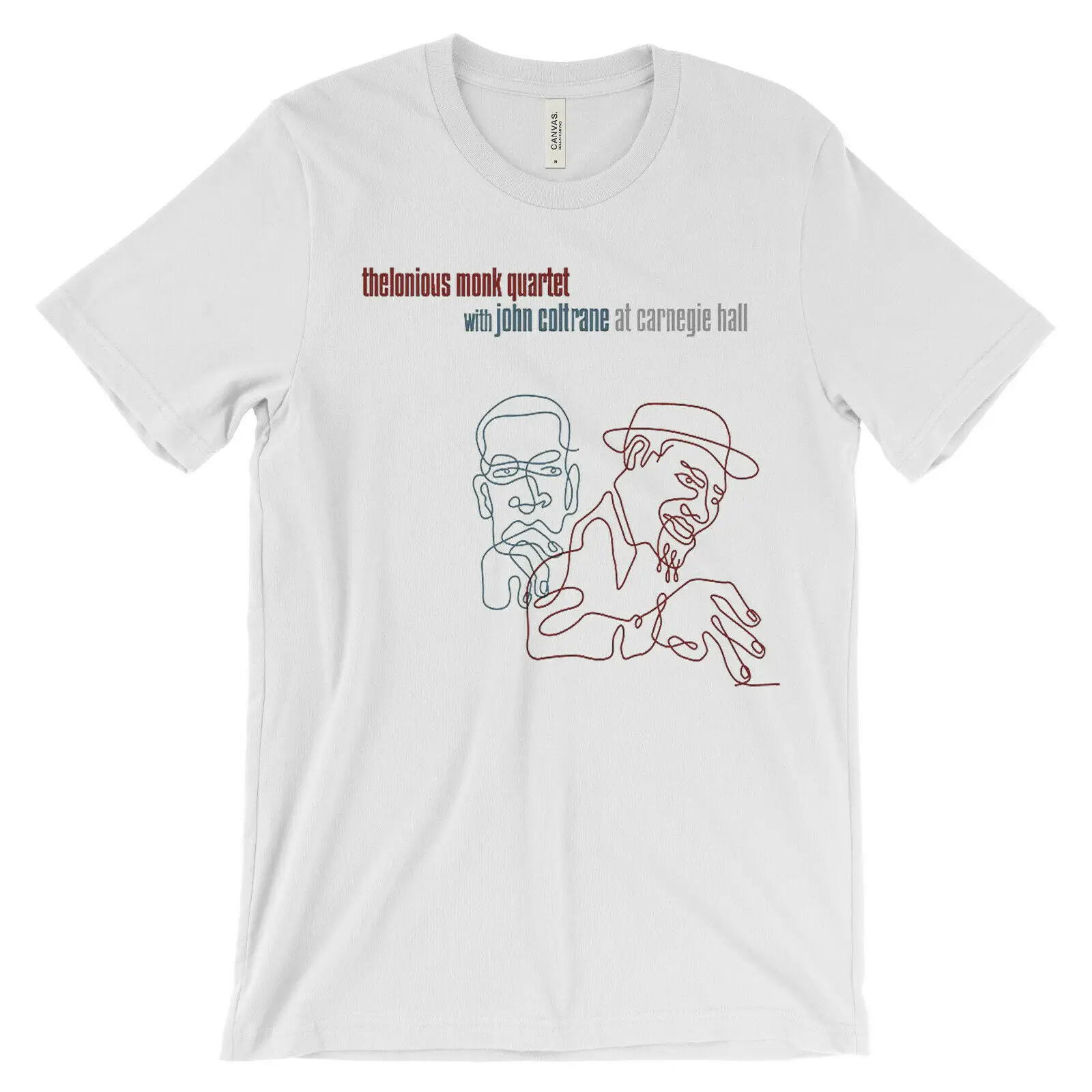 Мода 2019 г. футболка John Coltrane X Thelonious Monk классические джазовые музыканты джазовая
