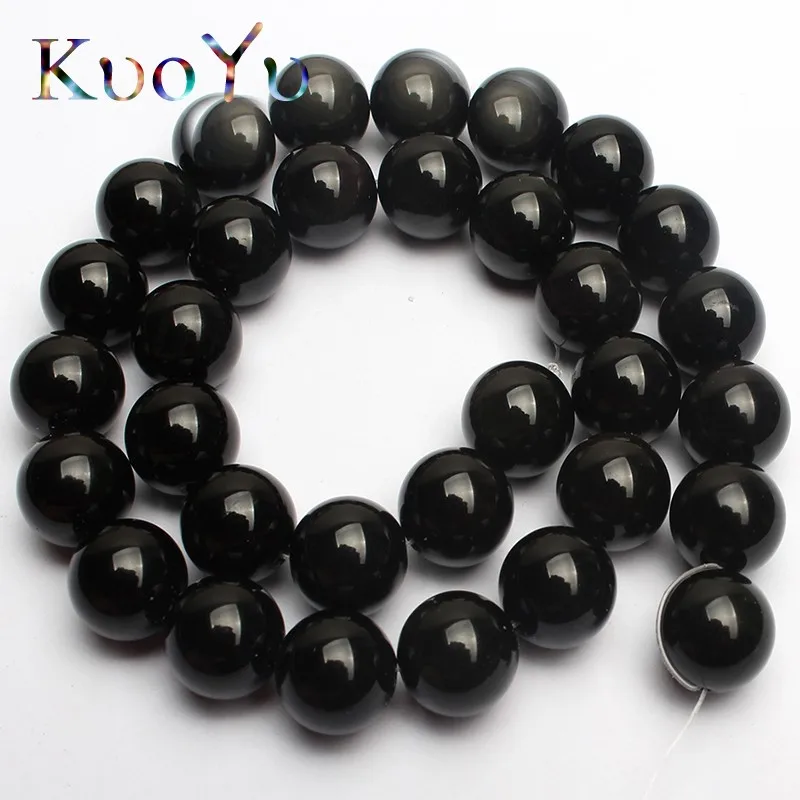 Natural Black Obsidian Stone Beads Round Loose Beads For Jewelry Making 15.5" 4/6/8/10/12mm DIY Bracelet Necklace Accessories
Natural Black Obsidian Stone Beads Round Loose Beads For Jewelry Making 15.5" 4/6/8/10/12mm DIY Bracelet Necklace Accessories
