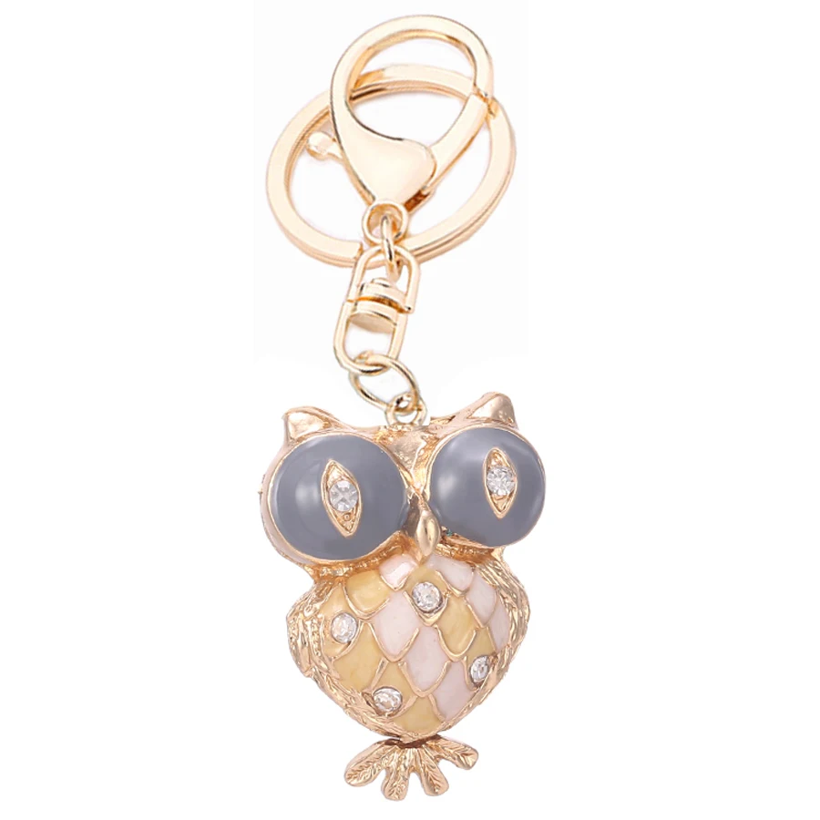 Creative Rhinestone Animal Owl Keychain Car Keyfobs Novelty Bag Pendant Keyring Charms Key Holder Accessories Friend Gift R198
Creative Rhinestone Animal Owl Keychain Car Keyfobs Novelty Bag Pendant Keyring Charms Key Holder Accessories Friend Gift R198