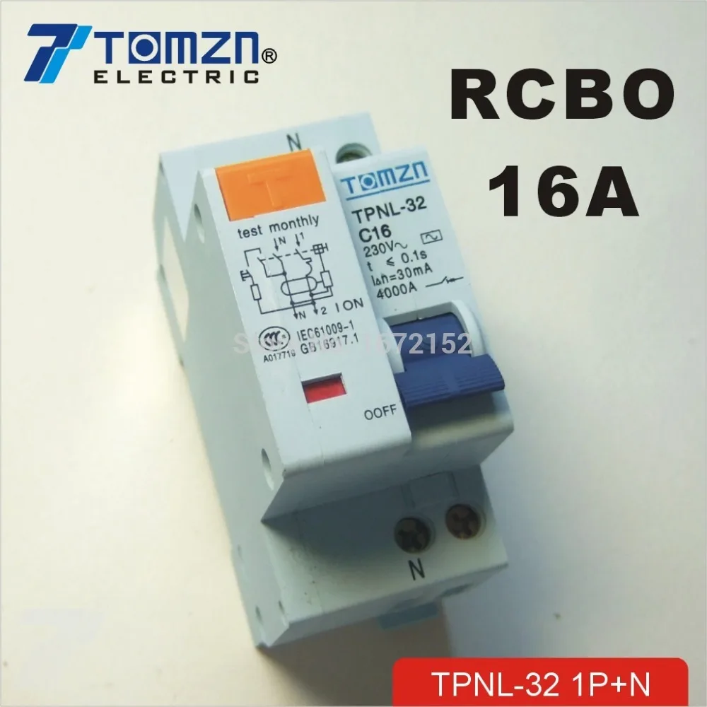 DPNL 1P+N 16A 230V~ 50HZ/60HZ Residual current Circuit breaker with over current and Leakage protection RCBO
DPNL 1P+N 16A 230V~ 50HZ/60HZ Residual current Circuit breaker with over current and Leakage protection RCBO