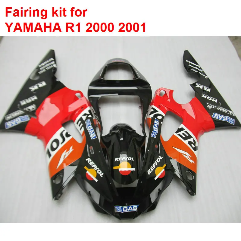 High quality ABS fairing for YAMAHA YZF R1 00 01 black red Injection mold fairings set R1 2000 2001 MM24
High quality ABS fairing for YAMAHA YZF R1 00 01 black red Injection mold fairings set R1 2000 2001 MM24