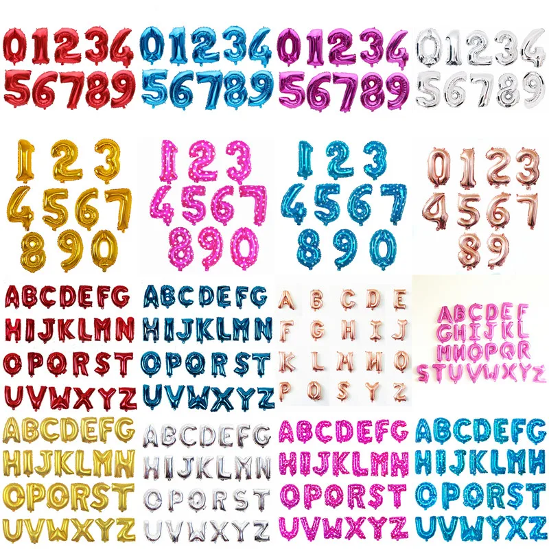 16 32 inch Gold Big Number Foil Balloons Digit Air Balloon Happy Birthday Wedding Decoration Letter Balloon Event Party Supplies
16 32 inch Gold Big Number Foil Balloons Digit Air Balloon Happy Birthday Wedding Decoration Letter Balloon Event Party Supplies