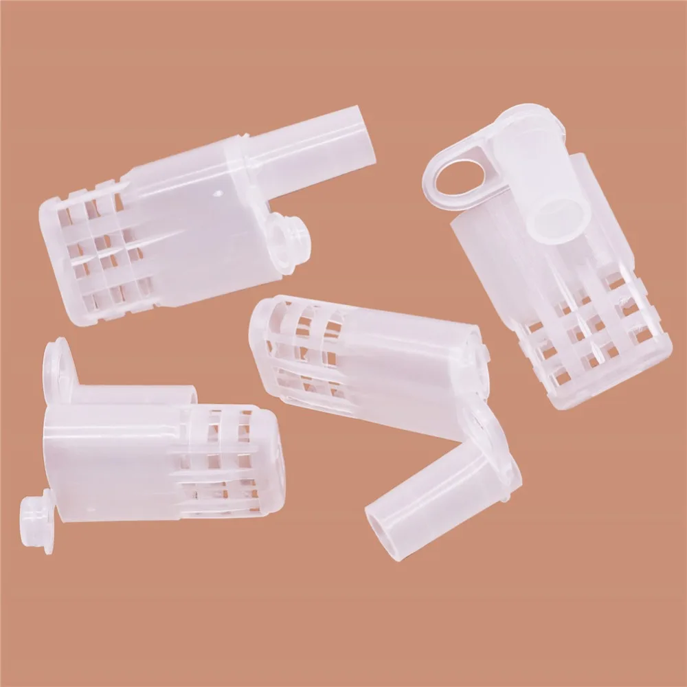 200 pcs 65*25*15mm New Beekeeping Tools Bee King Cage Like A Lighter Rabbit Ear Bee Runaway White Plastic Material
200 pcs 65*25*15mm New Beekeeping Tools Bee King Cage Like A Lighter Rabbit Ear Bee Runaway White Plastic Material