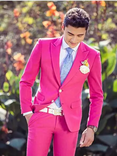 Latest Coat Pant Designs Hot Pink Wedding Men Suit Slim Fit 2 Piece Tuxedo Custom Costume Suit Groom Prom Blazer Terno Masuclino
Latest Coat Pant Designs Hot Pink Wedding Men Suit Slim Fit 2 Piece Tuxedo Custom Costume Suit Groom Prom Blazer Terno Masuclino