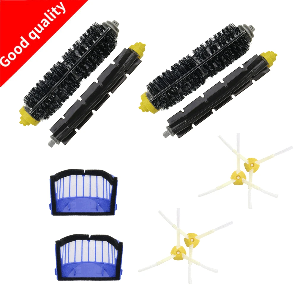 2 Blue AeroVac Filter+2 set main Brush kit+6side brush for iRobot Roomba 600 Series 620 630 650 660 accessory Replacment
2 Blue AeroVac Filter+2 set main Brush kit+6side brush for iRobot Roomba 600 Series 620 630 650 660 accessory Replacment