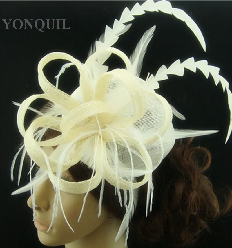 High Quality Ivory,Balck,Red Derby Fascinators Hat Elegant Ladies Church Cocktail Hats With Fancy Feather Wedding Hats FS119
High Quality Ivory,Balck,Red Derby Fascinators Hat Elegant Ladies Church Cocktail Hats With Fancy Feather Wedding Hats FS119