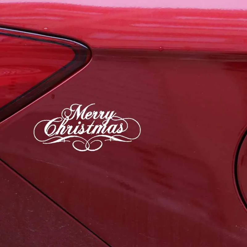 YJZT 16.7CM*7.4CM Merry Christmas Creative Blessing Design Car Sticker Vinyl Decal Black/Silver C23-0301
YJZT 16.7CM*7.4CM Merry Christmas Creative Blessing Design Car Sticker Vinyl Decal Black/Silver C23-0301