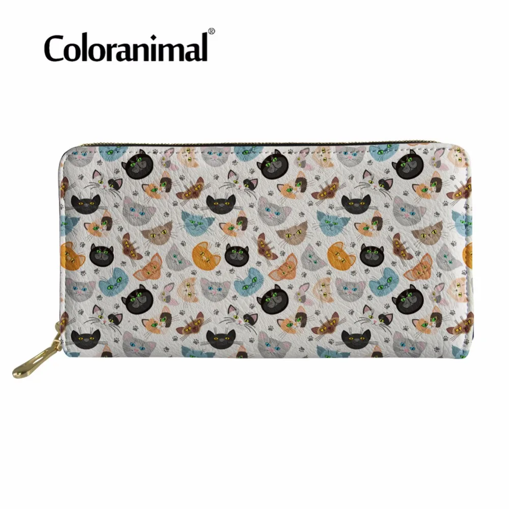 Coloranimal Cute Puppy Cat Print Luxury Designer Credit Card Long Wallet Purse Coin Money High Quality Fashion Leather PU Wallet
Coloranimal Cute Puppy Cat Print Luxury Designer Credit Card Long Wallet Purse Coin Money High Quality Fashion Leather PU Wallet