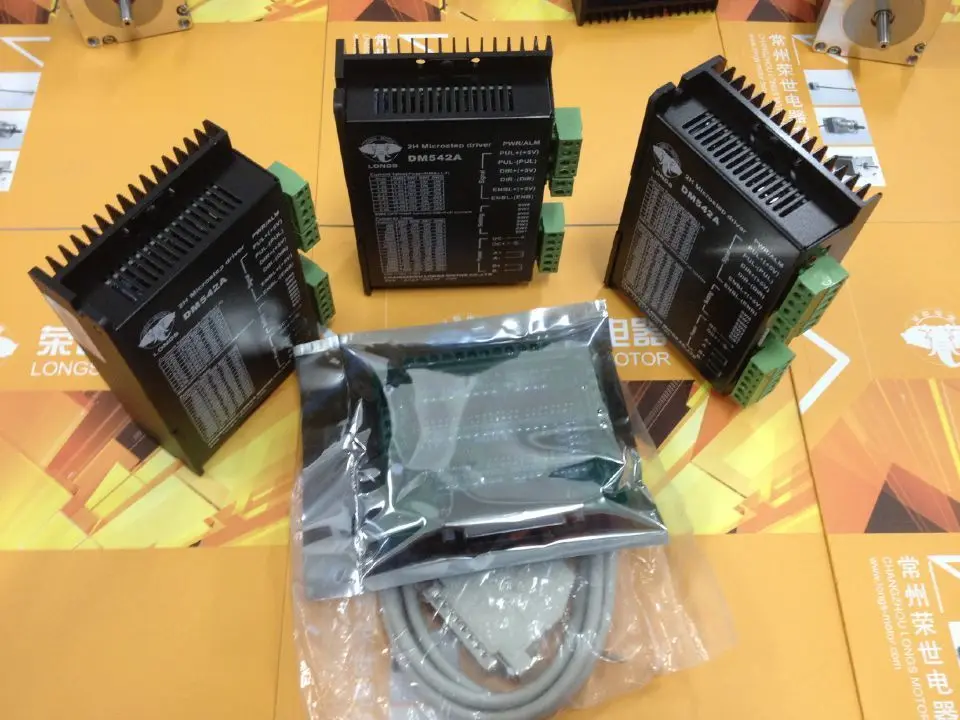 3Axis CNC Router DIY stepper motor driver DM542A PEAK 4.2A,18-50VDC CNC Controller longs motor
3Axis CNC Router DIY stepper motor driver DM542A PEAK 4.2A,18-50VDC CNC Controller longs motor