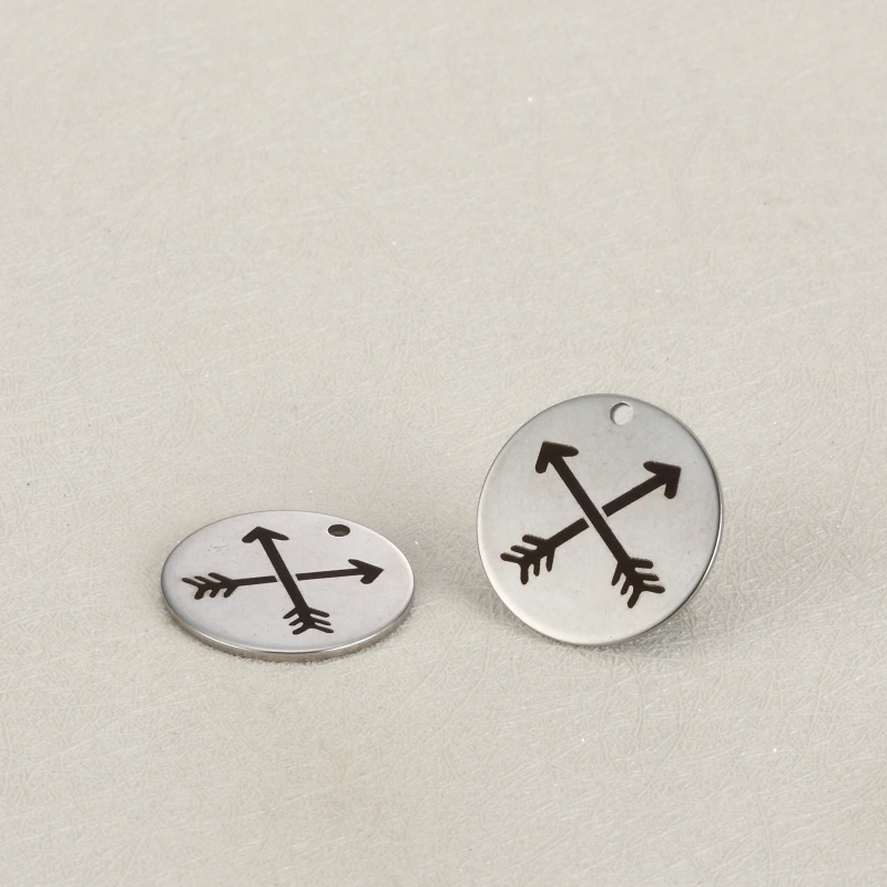 20pcs 18mm Diy Charm for necklace accessories with one or two arrow stainless steel pendant for jewelry handmade material
20pcs 18mm Diy Charm for necklace accessories with one or two arrow stainless steel pendant for jewelry handmade material
