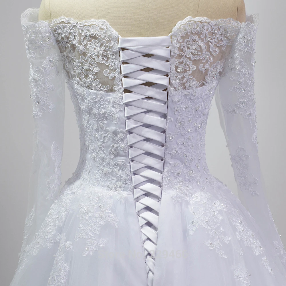 Vintage Wedding Dress Princess Ball Gown Appliques Beading Wedding dress Boat Neck Bridal Gowns Luxury Vestido de novia
Vintage Wedding Dress Princess Ball Gown Appliques Beading Wedding dress Boat Neck Bridal Gowns Luxury Vestido de novia