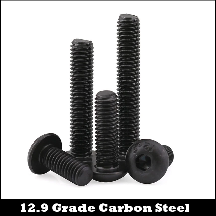 M4 M4*6/8/10/12 M4x6/8/10/12 12.9 Grade Black Carbon Steel Oval Pan Round Button Head Inner Hex Hexagon Socket Machine Screw
M4 M4*6/8/10/12 M4x6/8/10/12 12.9 Grade Black Carbon Steel Oval Pan Round Button Head Inner Hex Hexagon Socket Machine Screw
