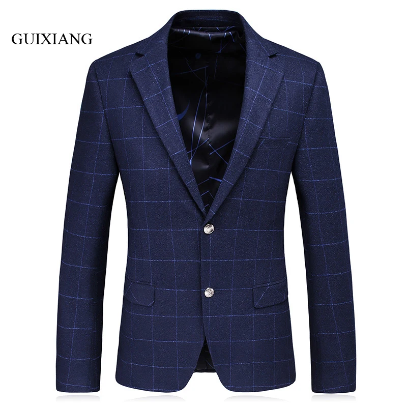 2019 new spring and autumn style men blazers high quality business casual slim plaid two single breasted men suit jacket S-3XL
2019 new spring and autumn style men blazers high quality business casual slim plaid two single breasted men suit jacket S-3XL
