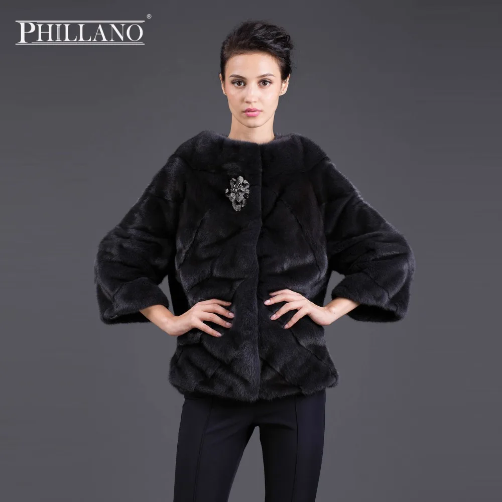 Горящие Товары PHILLANO 2016 Новое Поступление Короткая Модель Женская Куртка Меховая