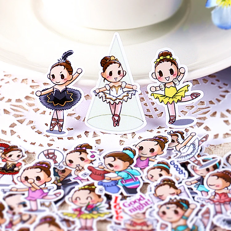 Cute Ballet Girl Dancing Decorative Scrapbooking Stickers DIY Craft DIY Sticker Pack Photo Albums Deco for Girls Kids Children
Cute Ballet Girl Dancing Decorative Scrapbooking Stickers DIY Craft DIY Sticker Pack Photo Albums Deco for Girls Kids Children