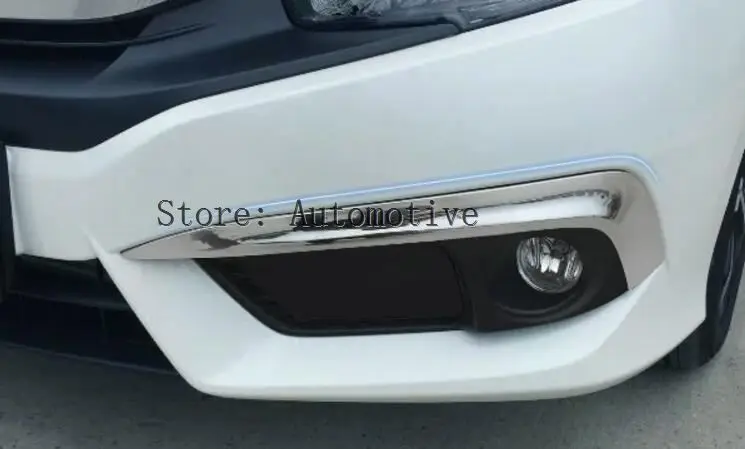 New Style ! For Honda Civic 2016 2017 ABS Front Fog Lamp Light Eyelid Eyebrow Cover Trim
New Style ! For Honda Civic 2016 2017 ABS Front Fog Lamp Light Eyelid Eyebrow Cover Trim