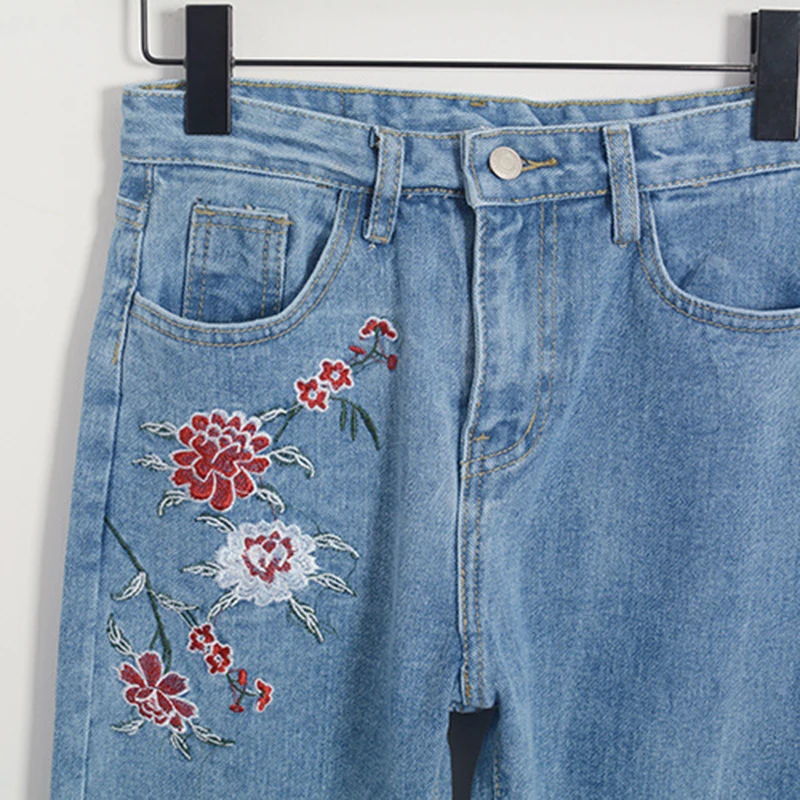 High Waist Denim Jeans Women Vintage Embroidered Jeans Stretch Womens Denim Pants Casual Fit Jeans Long Trousers Cowboy
High Waist Denim Jeans Women Vintage Embroidered Jeans Stretch Womens Denim Pants Casual Fit Jeans Long Trousers Cowboy