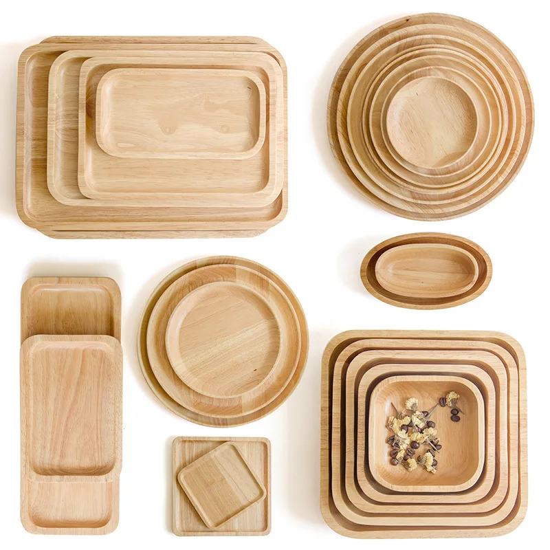Rubber Wood Pan Plate Fruit Dishes Saucer Tea Tray Dessert Dinner Bread Wood Plate Japanese Round/Rectangle/Square/Oval Shape
Rubber Wood Pan Plate Fruit Dishes Saucer Tea Tray Dessert Dinner Bread Wood Plate Japanese Round/Rectangle/Square/Oval Shape