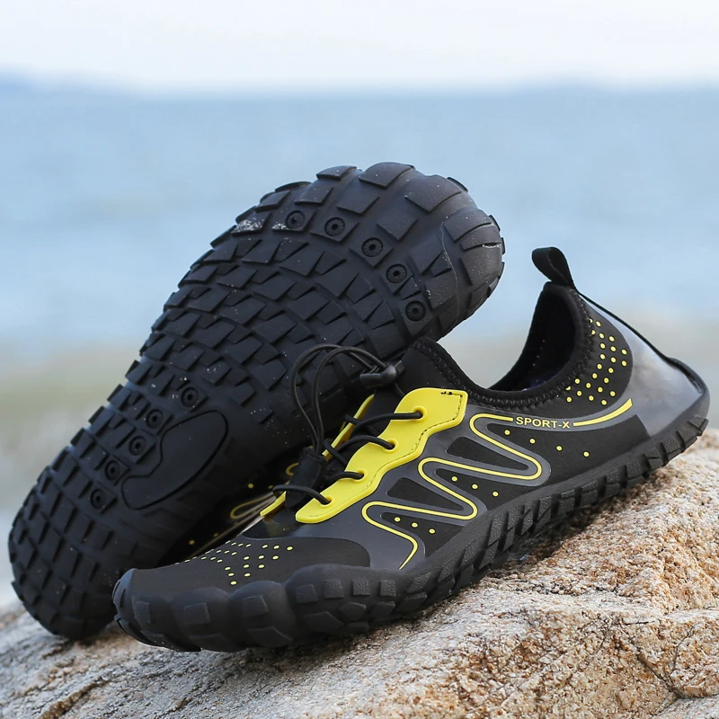 Летние кроссовки Мужская водонепроницаемая обувь Дышащая с сеткой Повседневные
