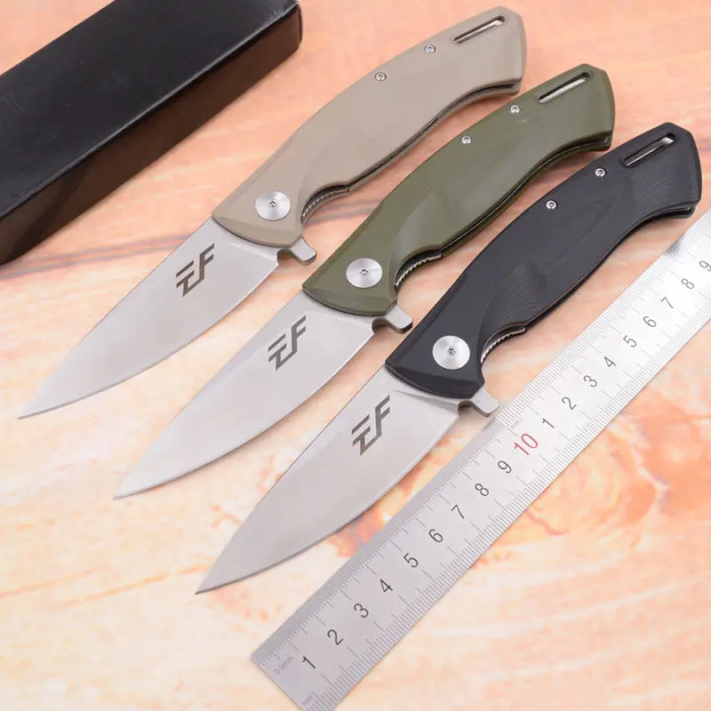 Eafengrow 2019 Made 1962 ball bearing Folding D2 Steel G10 Camping Hunting Survival Outdoor EDC Tool Utility Kitchen Knife
Eafengrow 2019 Made 1962 ball bearing Folding D2 Steel G10 Camping Hunting Survival Outdoor EDC Tool Utility Kitchen Knife