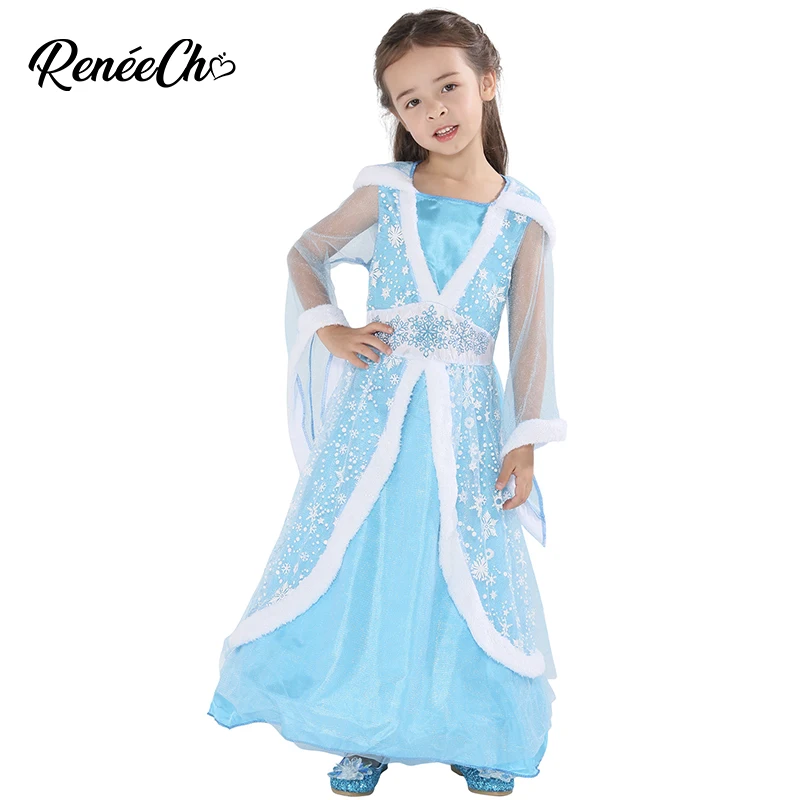Christmas Costume For Kids Elsa Costume Winter Princess Costume Snow Queen Cosplay Girls Blue Long Costume Dress For Birthday
Christmas Costume For Kids Elsa Costume Winter Princess Costume Snow Queen Cosplay Girls Blue Long Costume Dress For Birthday