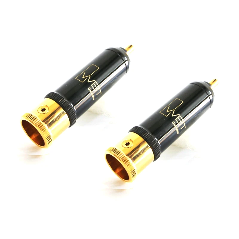 4Pcs WBT-0152Cu 99.998% RCA plug connector jack 24K gold plated for audio interconnect cable
4Pcs WBT-0152Cu 99.998% RCA plug connector jack 24K gold plated for audio interconnect cable