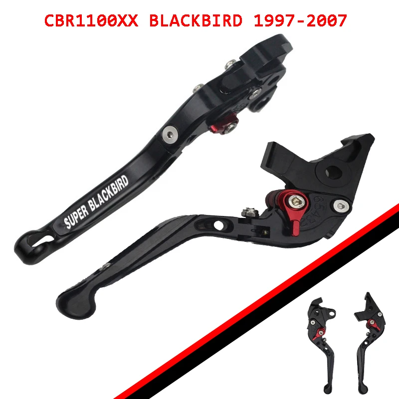 Brake Clutch Levers for HONDA CBR1100XX BLACKBIRD 1997-2007 Adjustable Folding Extendable Motorcycle Levers
Brake Clutch Levers for HONDA CBR1100XX BLACKBIRD 1997-2007 Adjustable Folding Extendable Motorcycle Levers