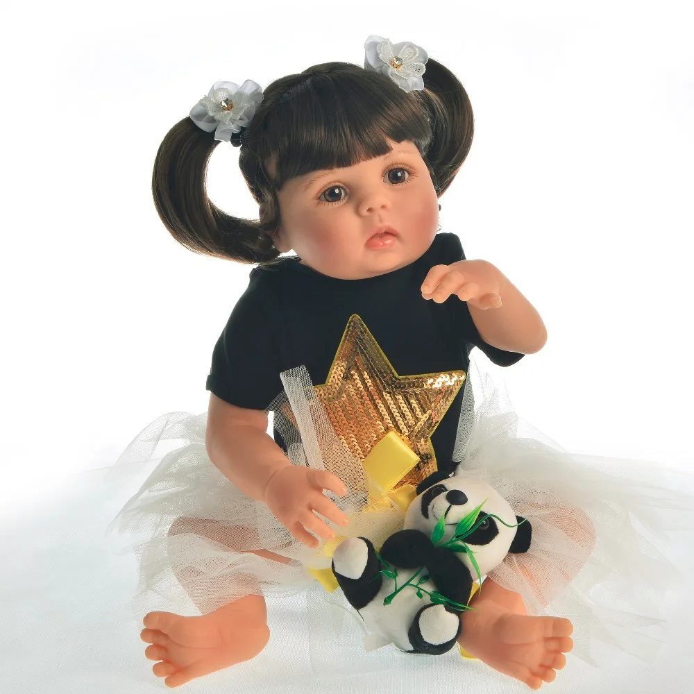 22''55cm bebes reborn dolls baby lol surprice com corpo vinyl girl doll realistic girls gifts bath toys for children llorones
22''55cm bebes reborn dolls baby lol surprice com corpo vinyl girl doll realistic girls gifts bath toys for children llorones