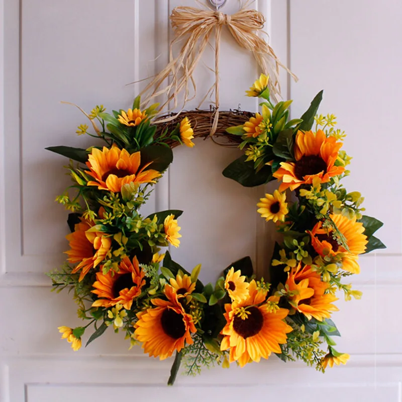 Handmade Wreath Simulation Flower Plant Door Trim Wedding/Party/Home Decoration Artificial Rose Garland Hanging Door Wreath
Handmade Wreath Simulation Flower Plant Door Trim Wedding/Party/Home Decoration Artificial Rose Garland Hanging Door Wreath