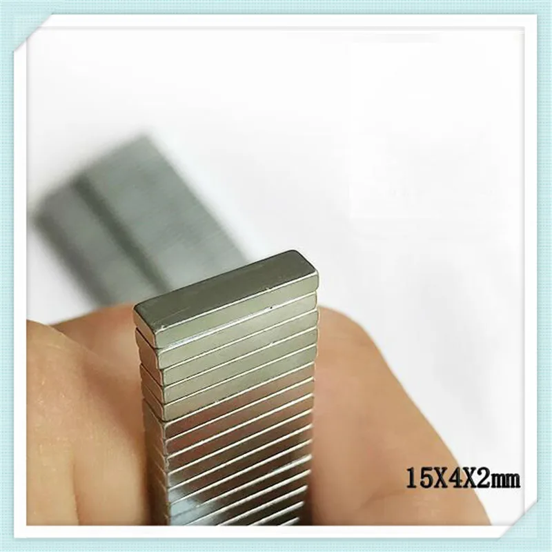 Hot Sale 100PCS Strong Magnets 15mmx4mmx2mm Neodymium Magnet Rare Earth Magnet 15x4x2mm Super Permanent Magnets15*4*2mm
Hot Sale 100PCS Strong Magnets 15mmx4mmx2mm Neodymium Magnet Rare Earth Magnet 15x4x2mm Super Permanent Magnets15*4*2mm