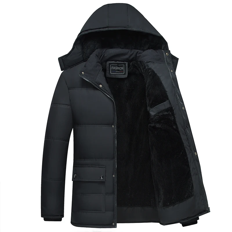 Men Hooded Winter Jackets Outwear Thicker Warm Coats New Winter Men Wool Liner Warm Down Jackets Winter Parkas Size 5XL
Men Hooded Winter Jackets Outwear Thicker Warm Coats New Winter Men Wool Liner Warm Down Jackets Winter Parkas Size 5XL