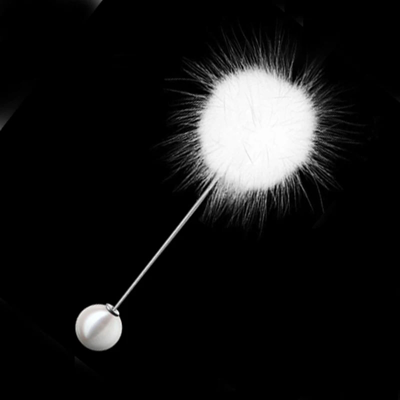 Women Simulated Pearl Faux Fur Ball Brooches Suit Shirt Corsage Lapel Stick Pin Chain Brooch Jewelry Gift
Women Simulated Pearl Faux Fur Ball Brooches Suit Shirt Corsage Lapel Stick Pin Chain Brooch Jewelry Gift