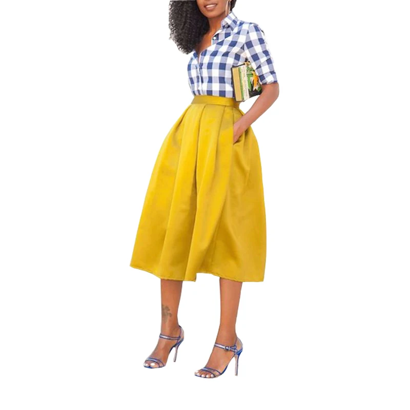 Simple Fashion A-Line Skirts For Women With Pockets Mid-Calf Custom Made High Waist Formal Party Prom Skirt
Simple Fashion A-Line Skirts For Women With Pockets Mid-Calf Custom Made High Waist Formal Party Prom Skirt