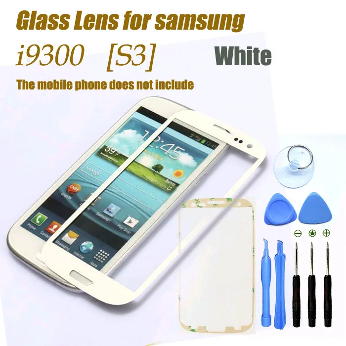 Original White Outer Touch Screen Top Glass for Samsung Galaxy S3 SIII i9300 i535 L710 i747 T999 + 8Tools + Free Adhesives
Original White Outer Touch Screen Top Glass for Samsung Galaxy S3 SIII i9300 i535 L710 i747 T999 + 8Tools + Free Adhesives