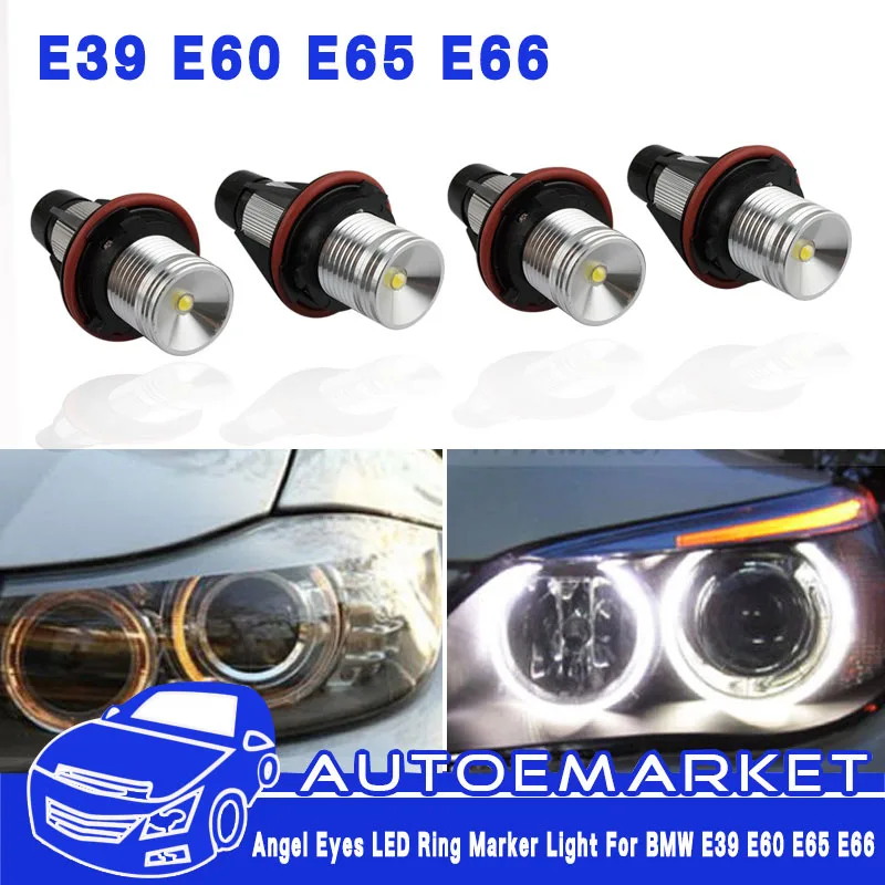 JXLCLYL 4pcs 5W LED Angel Eye Marker Light Error Free 720LM 7000K For E39 E53 E60 E61
JXLCLYL 4pcs 5W LED Angel Eye Marker Light Error Free 720LM 7000K For E39 E53 E60 E61