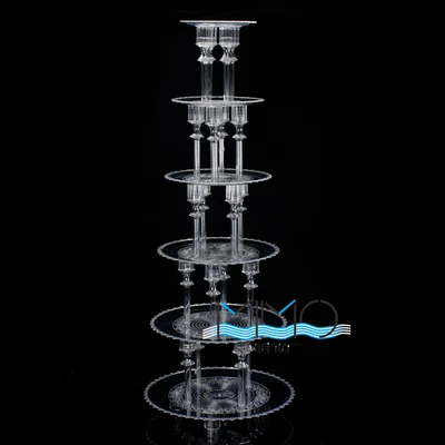 6 tiers Crystal Wedding cake Stand acrylic cupcake display Wedding Decoration Table Centerpiece
6 tiers Crystal Wedding cake Stand acrylic cupcake display Wedding Decoration Table Centerpiece