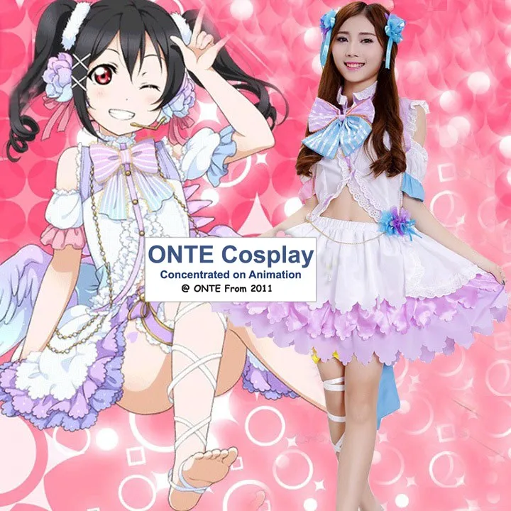 Love Live All Members White Day Angel wings Dress Cosplay Costumes Yazawa Nico /Sonoda Umi/ Minami Kotori Lolita Maid Uniform
Love Live All Members White Day Angel wings Dress Cosplay Costumes Yazawa Nico /Sonoda Umi/ Minami Kotori Lolita Maid Uniform