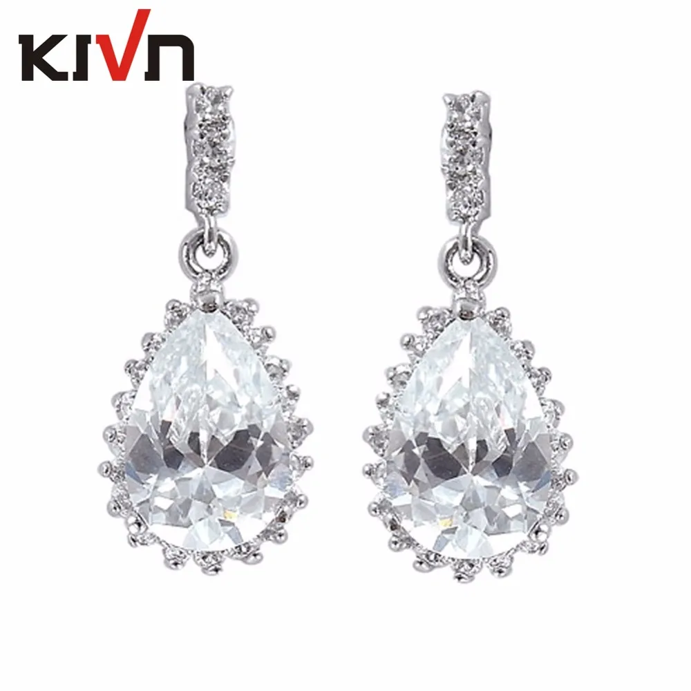 KIVN Fashion Jewelry Dangle Drop Pave CZ Cubic Zirconia Womens Girls Wedding Bridal Earrings Birthday Gifts 10pcs Lot Wholesale
KIVN Fashion Jewelry Dangle Drop Pave CZ Cubic Zirconia Womens Girls Wedding Bridal Earrings Birthday Gifts 10pcs Lot Wholesale