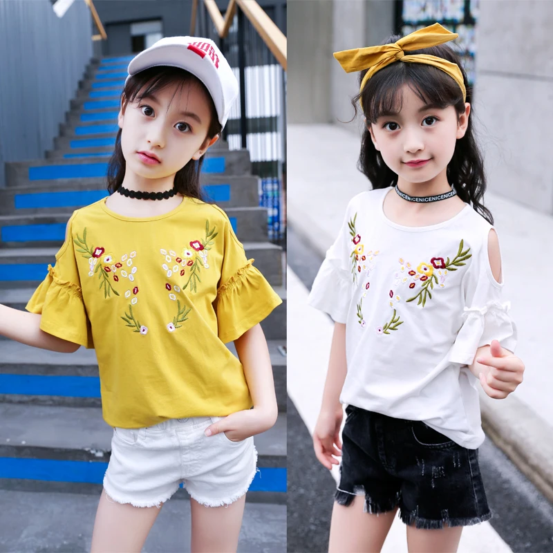 JMFFY Summer Fashion Girls T Shirt Short Sleeve 2019 Outwear Soft Children's Shirt Cotton Tops Flowers Clothes Girl Kid T-Shirts
JMFFY Summer Fashion Girls T Shirt Short Sleeve 2019 Outwear Soft Children's Shirt Cotton Tops Flowers Clothes Girl Kid T-Shirts