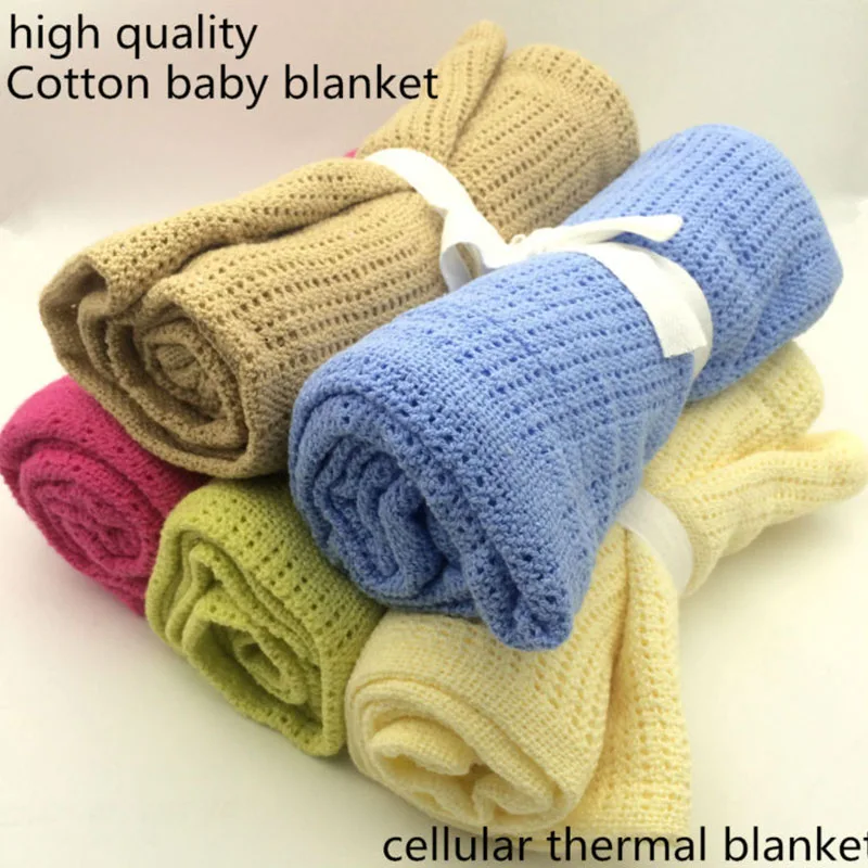 10Colors Baby Blankets Super Soft Cotton Crochet Summer 70cmX90cm Candy Color Prop Crib Casual Sleeping Bed Supplies Hole Wrap
10Colors Baby Blankets Super Soft Cotton Crochet Summer 70cmX90cm Candy Color Prop Crib Casual Sleeping Bed Supplies Hole Wrap