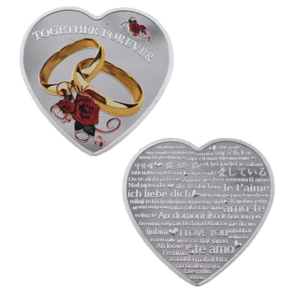 Valentine Souvenir Gifts Heart Shape 999.9 Silver Plated Coin for Child Gifts Home Decoration Accessories Coins Collectibles
Valentine Souvenir Gifts Heart Shape 999.9 Silver Plated Coin for Child Gifts Home Decoration Accessories Coins Collectibles