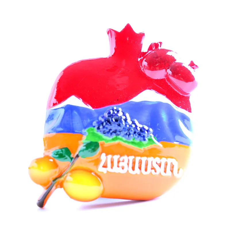 granada armenia design fridge magnet 3D
