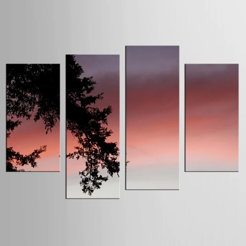 4 Pieces/set Sunset Red Afterglow Wall Art For Wall Decor Home Decoration Picture Paint on Canvas Print Canvas Painting Unframed
4 Pieces/set Sunset Red Afterglow Wall Art For Wall Decor Home Decoration Picture Paint on Canvas Print Canvas Painting Unframed