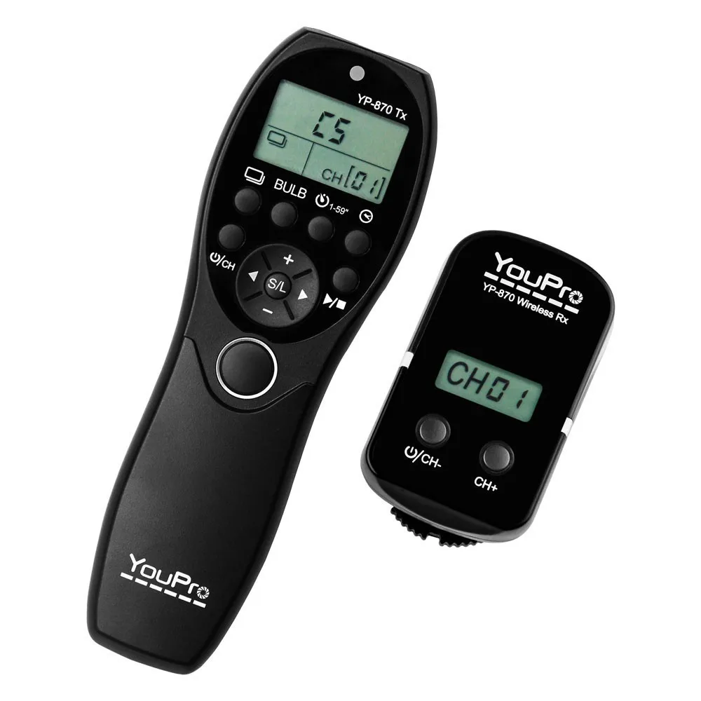 YouPro YP-870/N3 беспроводной Таймер затвора Пульт дистанционного управления для Canon 5D3 50D, 40D, 30D,7D, 6D, 5D Mark III, 5D Mark II,5Ds,5DsR
YouPro YP-870/N3 беспроводной Таймер затвора Пульт дистанционного управления для Canon 5D3 50D, 40D, 30D,7D, 6D, 5D Mark III, 5D Mark II,5Ds,5DsR