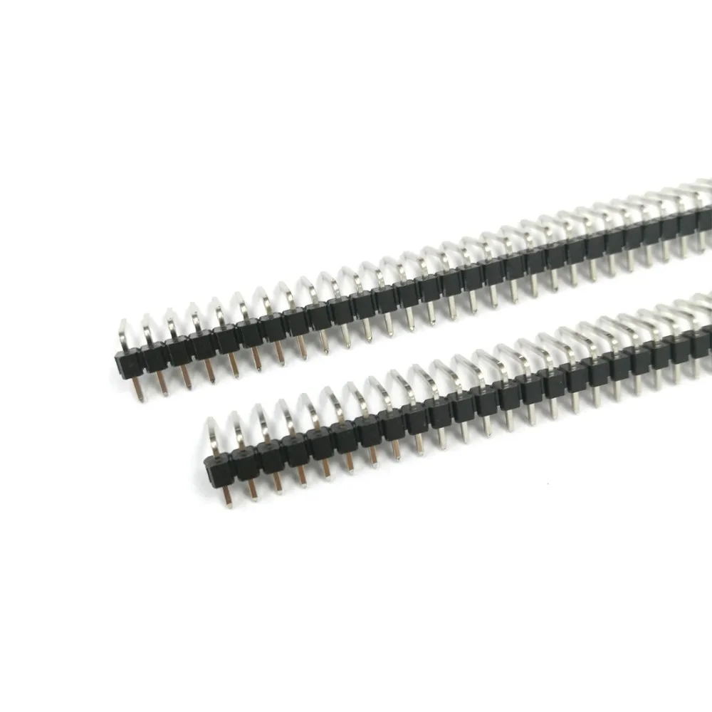 50pcs Single Row Needle 1x40p 40pin 2.54mm Pitch Right Angle Male Pin Header Wholesale Price New
50pcs Single Row Needle 1x40p 40pin 2.54mm Pitch Right Angle Male Pin Header Wholesale Price New