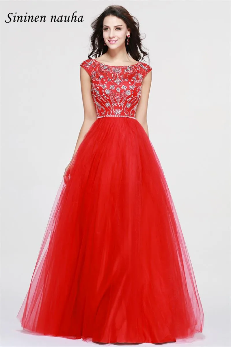 Red Long Evening Formal Dresses Backless Beaded A Line Tulle Plus Size Party Prom Dress Vestidos De Festa Robe De Soiree 14
Red Long Evening Formal Dresses Backless Beaded A Line Tulle Plus Size Party Prom Dress Vestidos De Festa Robe De Soiree 14