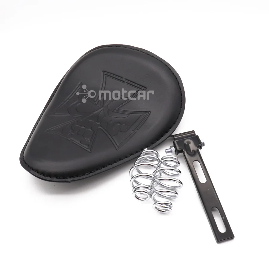 Motorcycle Old School Pu Leather Solo Seat + Black Spring Bracket Mounting Universal for Harley Custom Cafe Racer Saddle Seat
Motorcycle Old School Pu Leather Solo Seat + Black Spring Bracket Mounting Universal for Harley Custom Cafe Racer Saddle Seat