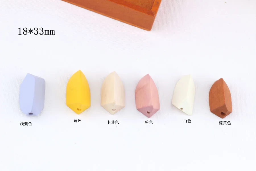 18*33MM Colorful Wood Beads 20PCs 50PCs DIY Jewelry Findings Geometry Wooden Beaded Charm Ornament Accessory Earring DIY Charms
18*33MM Colorful Wood Beads 20PCs 50PCs DIY Jewelry Findings Geometry Wooden Beaded Charm Ornament Accessory Earring DIY Charms