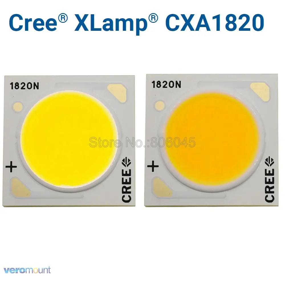 Светодиодный светильник Cree CXA1820 CXA 1820 2 шт. 40 Вт керамический COB EasyWhite 4000 5000K теплый