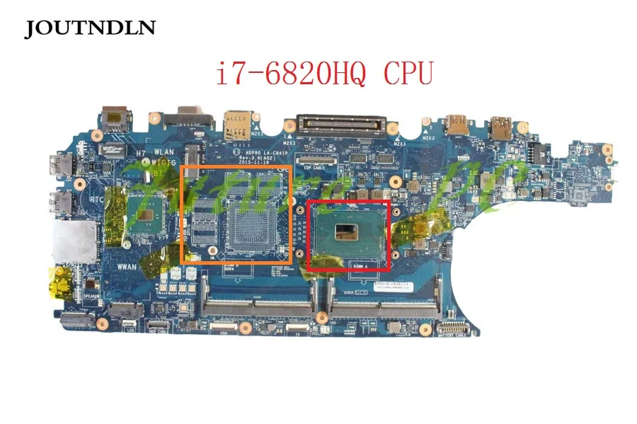 JOUTNDLN для Dell Latitude E5570 материнская плата ноутбука LA C841P CHM56 0CHM56 CN DDR4 i7 6820HQ|Материнские